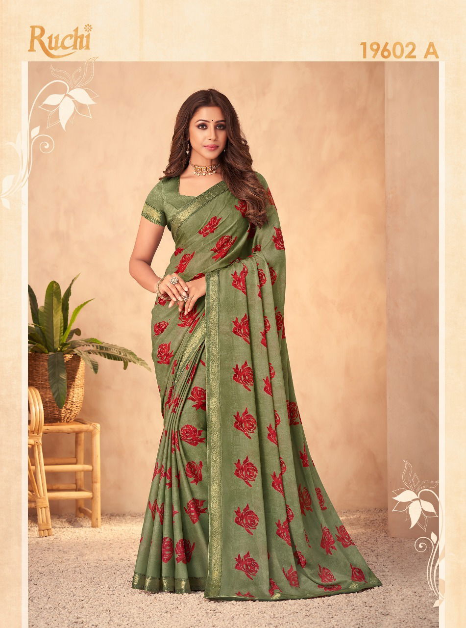 Chandni 3rd Edition Ruchi Wholesale Daily Wear Sarees Catalog